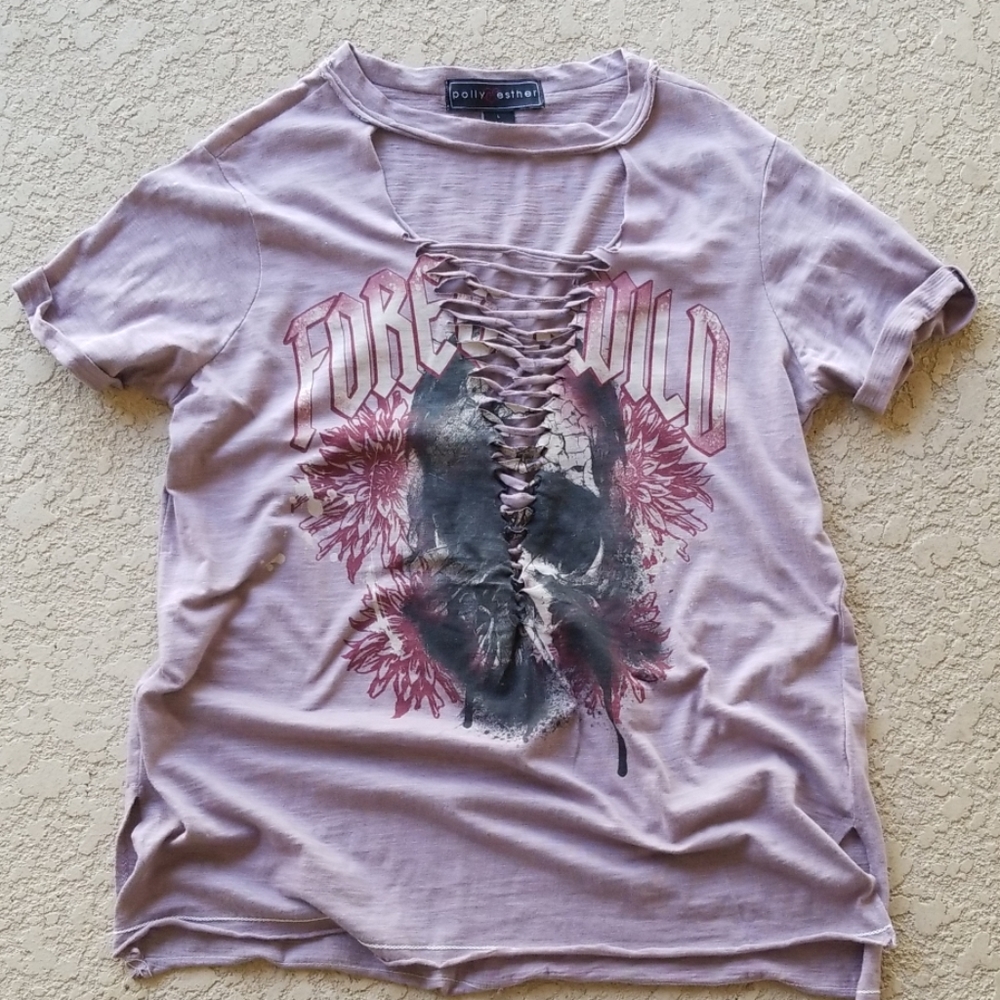 ❤️‍🔥SOLD❤️‍🔥Forever Wild cut tee